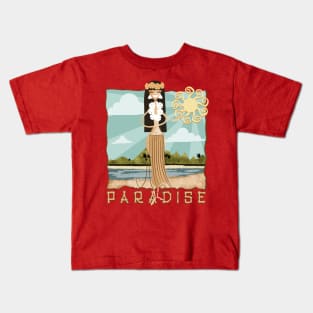 Hula Paradise Kids T-Shirt